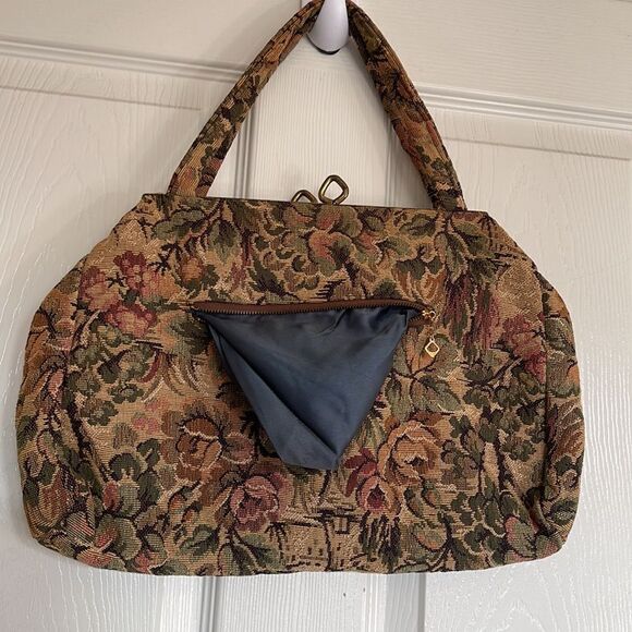 Floral Tapestry Handbag - Picture 5 of 9